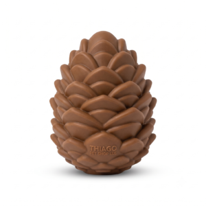 Thiago Pet Shop LLC Pinecone Dog Chew Toy - Heavy Duty Rubber Teething & Puzzle Toy