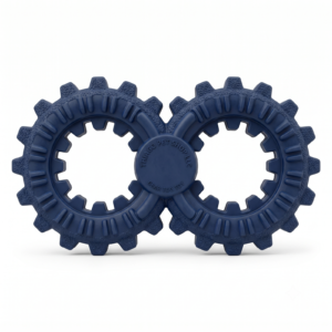 Thiago Pet Shop LLC Heavy Duty Double Gear Dog Tug Toy - Durable Chew Toy for Dogs